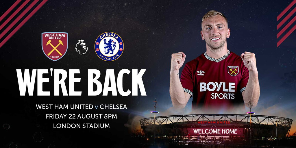 Be there for our derby days | Tickets on sale for Chelsea, Tottenham and Palace now - West Ham United