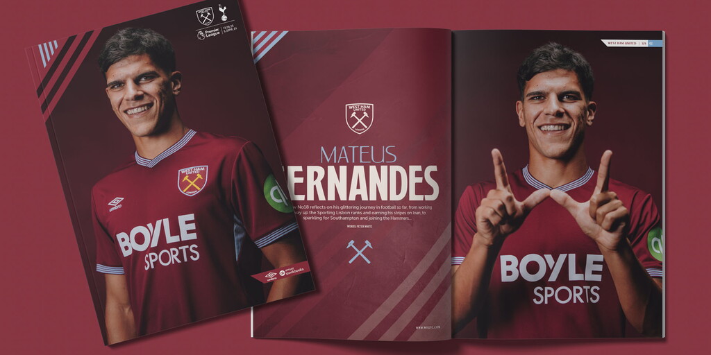 Official Programme | 132-page Tottenham Hotspur issue available now! - West Ham United