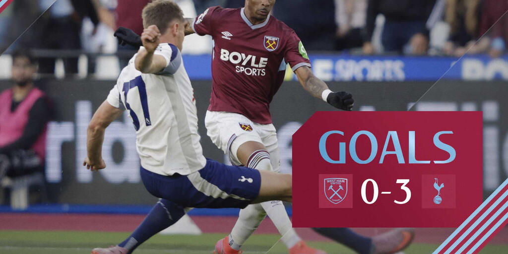 Goals | West Ham United 0-3 Tottenham Hotspur - West Ham United