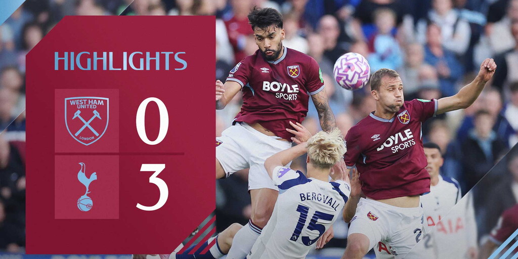 Extended Highlights | West Ham United 0-3 Tottenham Hotspur - West Ham United