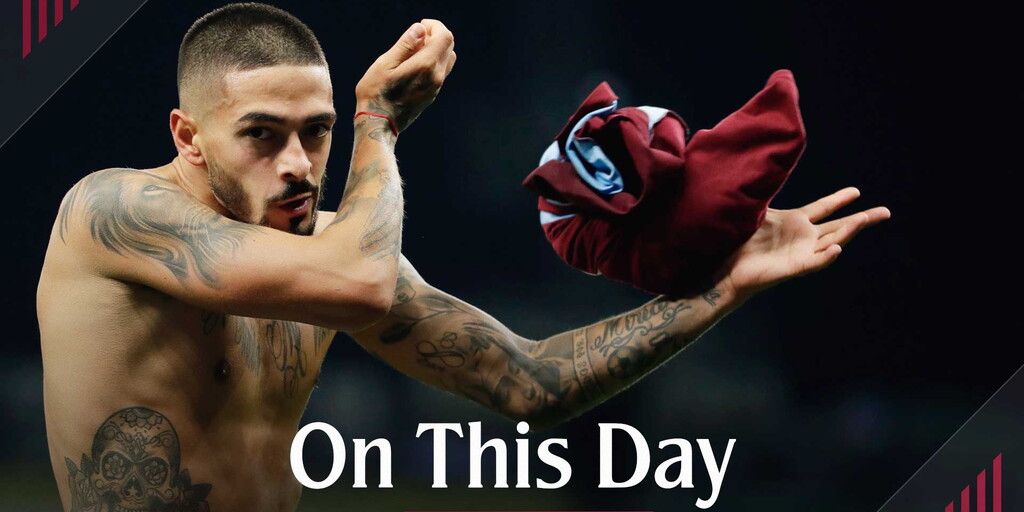 On This Day | Lanzini's late, late strike stuns Spurs - West Ham United